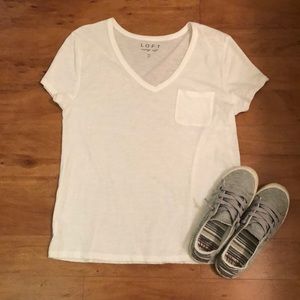 FINAL SALE - LOFT Vintage soft tee - Size Medium